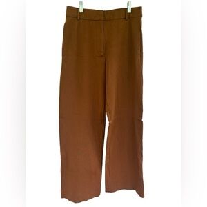 Jucca Women's Burnt Orange Wide Leg Trousers Size‎ 44